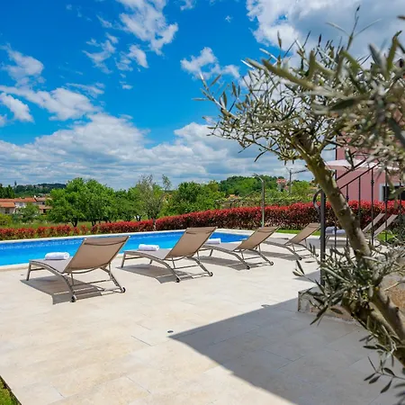 Beautiful Bartol With Pool And View In Pazin Villa *